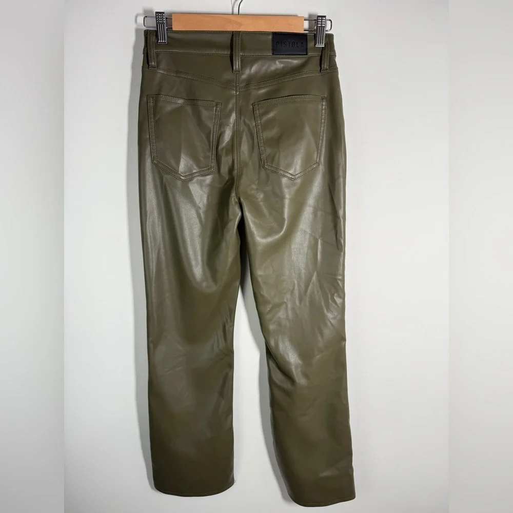 PISTOLA Cassie faux leather JEANS PANTS - Picture 6 of 9